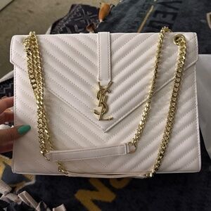 YSL large envelope handbag